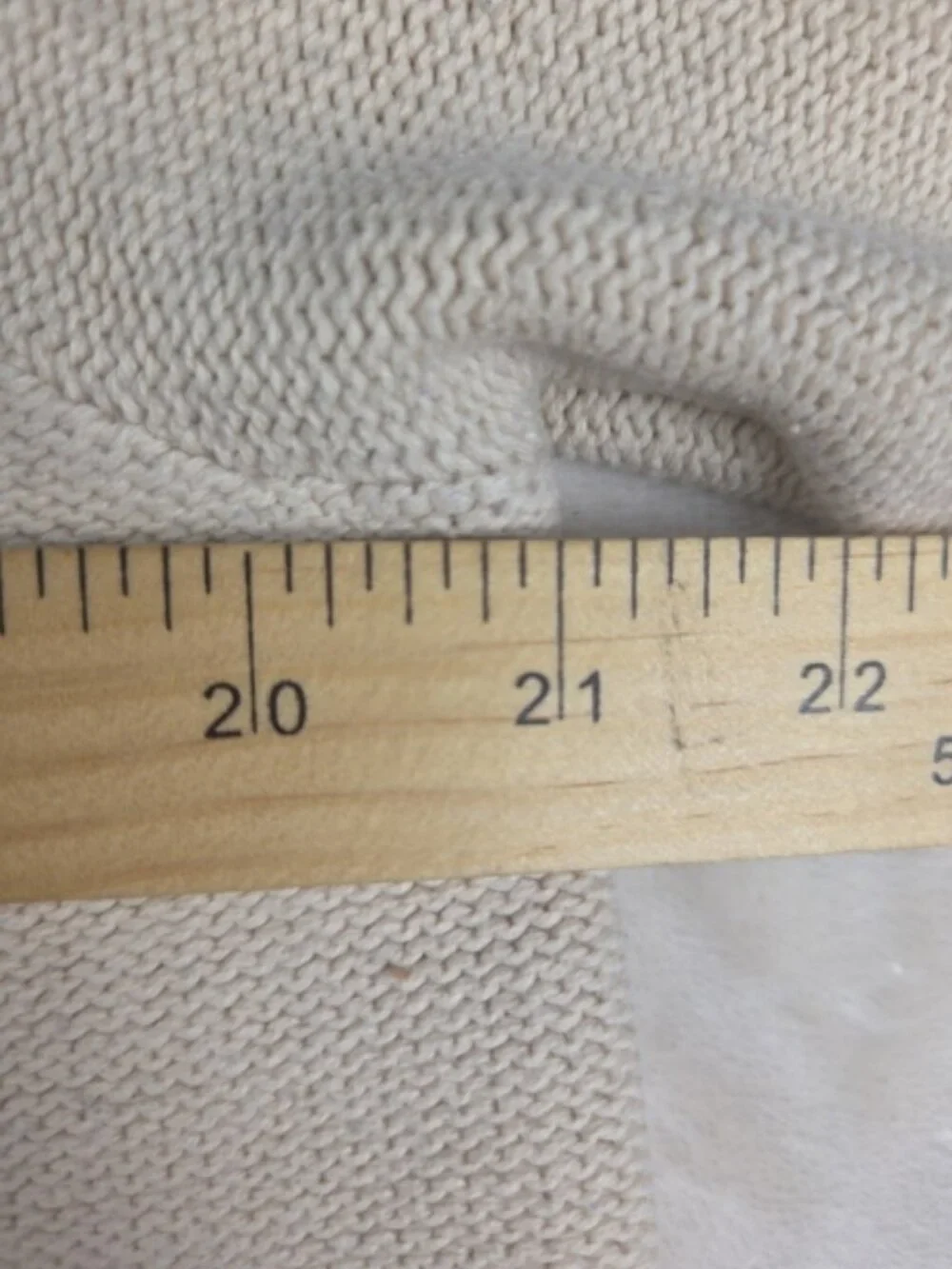 Sonoma Large 100% Cotton Full Zip Knit Sweater Cream Oatmeal Cardigan